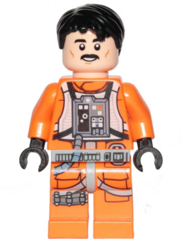 LEGO® Minifigurák sw1038 - Biggs Darklighter (Hajjal)