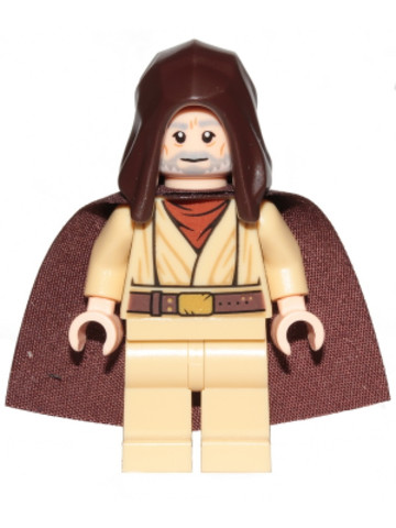 LEGO® Minifigurák sw1046 - Ben Kenobi - barna köpennyel és csuklyával