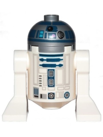 LEGO® Minifigurák sw1085 - R2-D2 (ezüstszürke fejjel és pink kijelzővel)