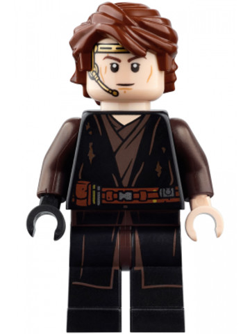 LEGO® Minifigurák sw1095 - Anakin Skywalker (Dirt Stains, Headset)