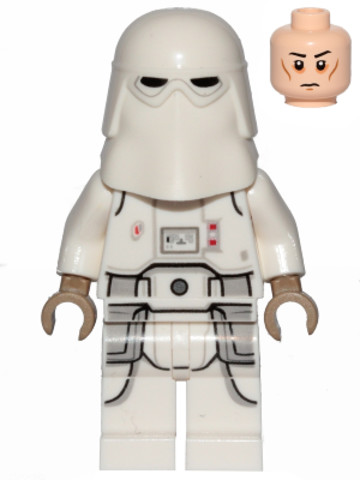 LEGO® Minifigurák sw1103 - Snowtrooper, Printed Legs, Dark Tan Hands, Cheek Lines, Frown