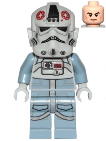 LEGO® Minifigurák sw1104 - AT-AT Vezető - Sötétvörös Birodalmi Jellel Sisakján