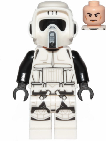 LEGO® Minifigurák sw1116 - Imperial Scout Trooper - Male, Dual Molded Helmet, Light Nougat Head, Cheek Lines