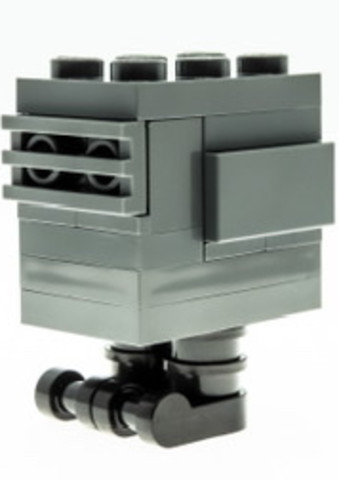 LEGO® Minifigurák sw1153 - Gonk Droid (GNK Power Droid), Experimental Unit Clone Force 99 - Dark Bluish Gray, Black Feet (Gonky