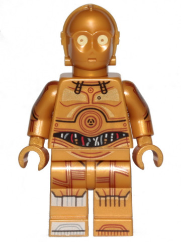 LEGO® Minifigurák sw1201 - C-3PO - Printed Legs, Toes and Arms