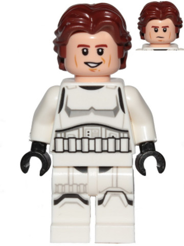 LEGO® Minifigurák sw1204 - Han Solo - Stormtrooper Outfit, Printed Legs, Shoulder Belts