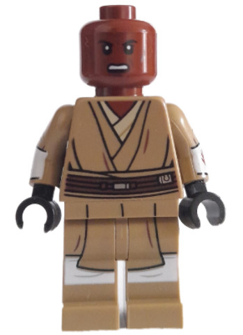 LEGO® Minifigurák sw1205 - Mace Windu (Dark Tan Legs, Open Mouth, Printed Arms)