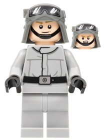 Imperial AT-ST Driver (Helmet with Molded Goggles, Light Bluish Gray Jumpsuit, Plain Legs)