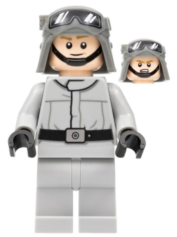LEGO® Minifigurák sw1217 - Imperial AT-ST Driver (Helmet with Molded Goggles, Light Bluish Gray Jumpsuit, Plain Legs)