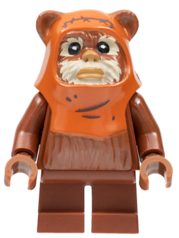 LEGO® Minifigurák sw1218 - Wicket (Ewok), Hood with Wrinkles
