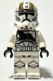 Clone Trooper Gunner (Phase 2) - Dirt Stains, Nougat Head, Helmet with Holes