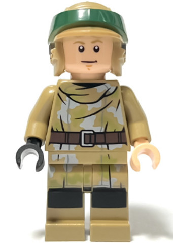 LEGO® Minifigurák sw1266 - Luke Skywalker - Dark Tan Endor Outfit