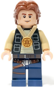 Han Solo -Ünneplő öltözet, hullámos haj