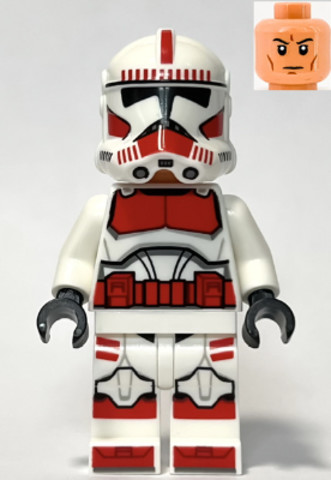 LEGO® Minifigurák sw1305 - Clone Shock Trooper, Coruscant Guard (2. fázis) - Nugát fej