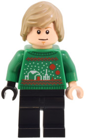 Luke Skywalker zöld pulóverben