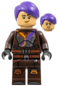 Sabine Wren - sötétlila hajjal