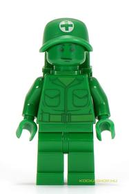 Zöld katona minifigura