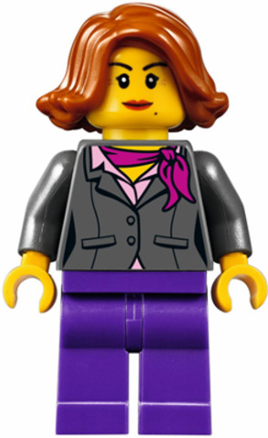LEGO® Minifigurák twn311 - Manager, Dark Purple Legs