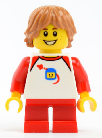 LEGO® Minifigurák twn339 - Boy with White Classic Space Shirt
