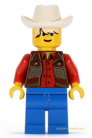 LEGO® Minifigurák ww012 - Cowboy piros ingben