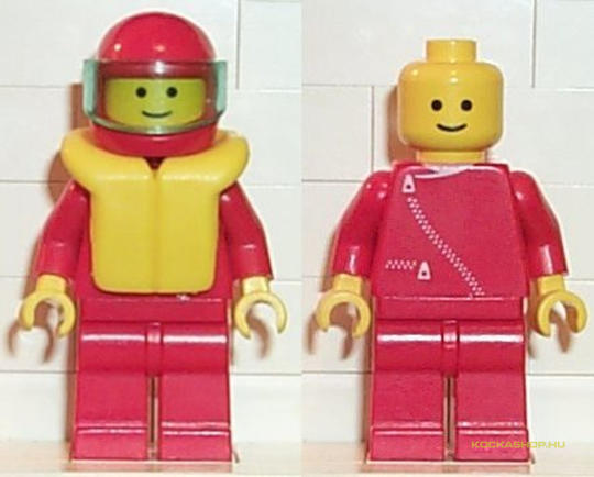 LEGO® Minifigurák zip022 - Vízimentő minifigura piros ruhában