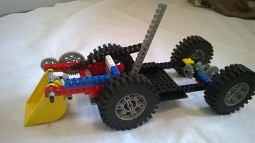 Működő Lego rakodógép