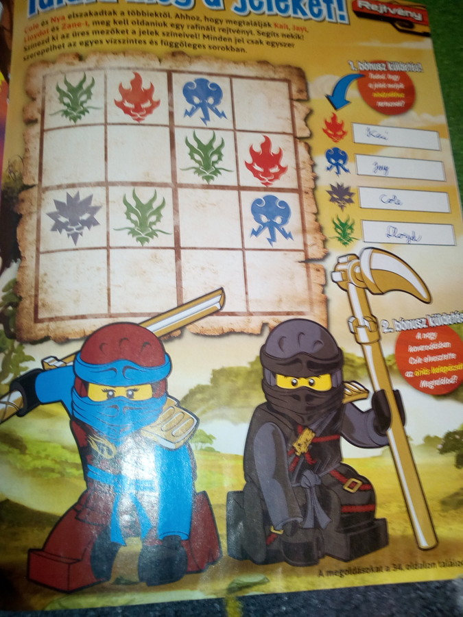 Cole a Ninjago magazinban