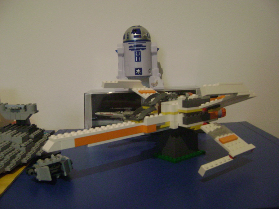 Star wars Csillagromboló,X-szárnyú és mini Millenium falcon
