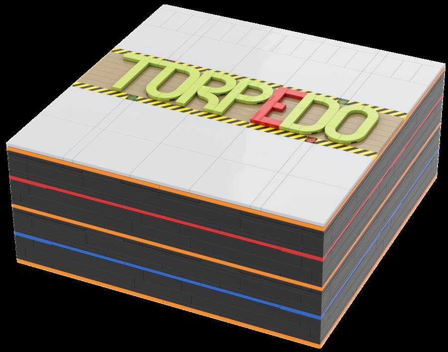 Torpedo játék Lego-ból