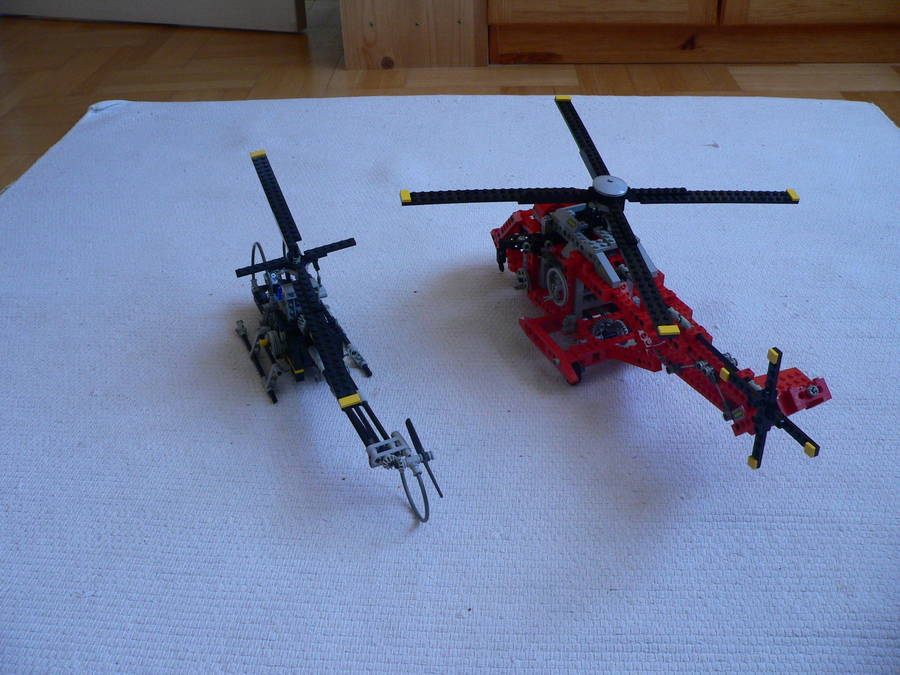 Két technic helikopter: a legjobb studos és utódja