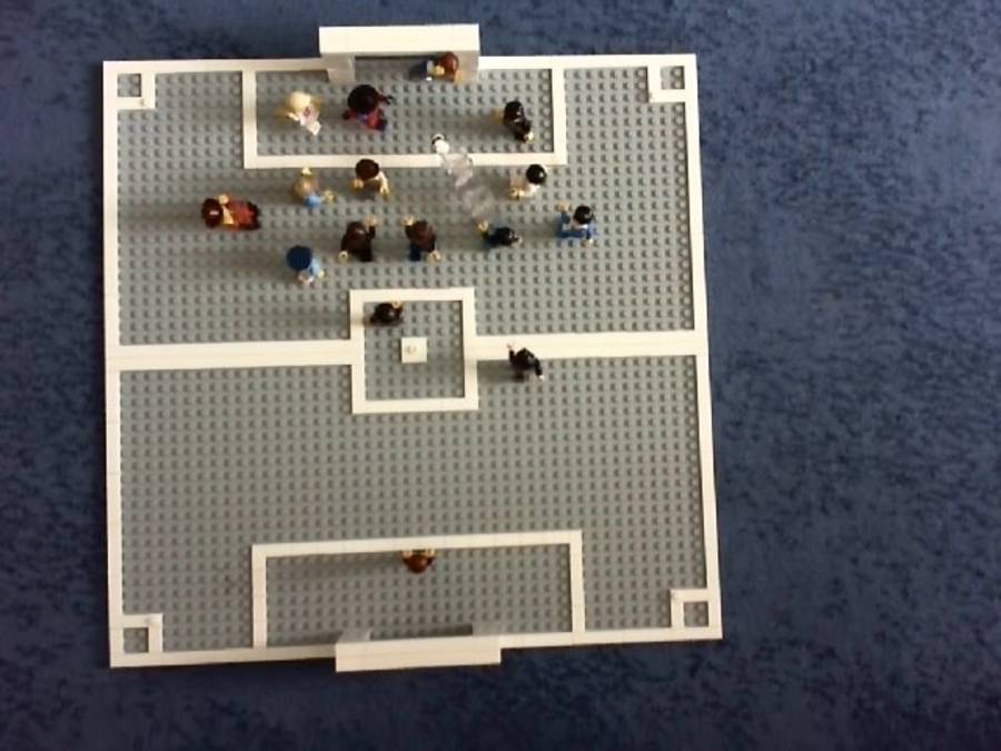 Egy világbajnoki focimeccs LEGO Land-ben