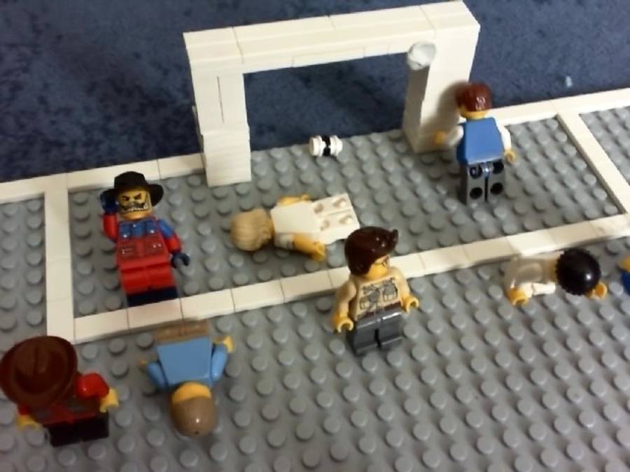Egy világbajnoki focimeccs LEGO Land-ben