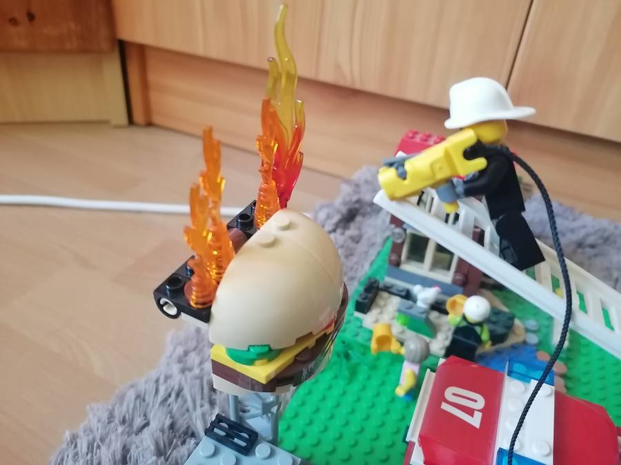 Tűz lego Cityben