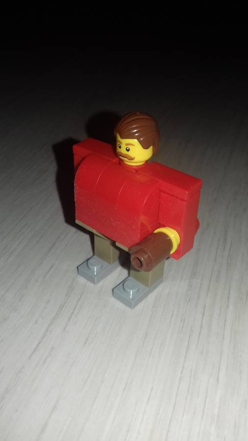 Túlsúlyos Lego minifigura :-)