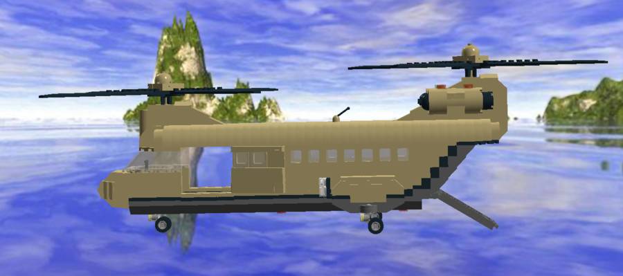 Teherhelikopter MOC