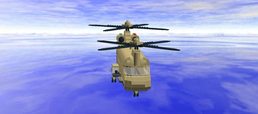 Teherhelikopter MOC