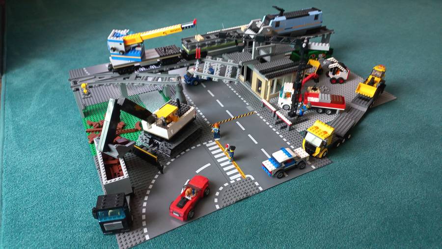 Intermodális csomópont építése lego cityben