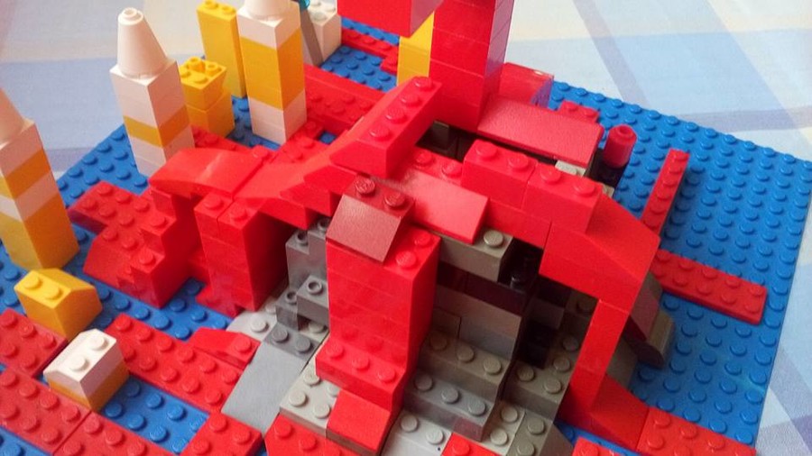Lego city vulkánia