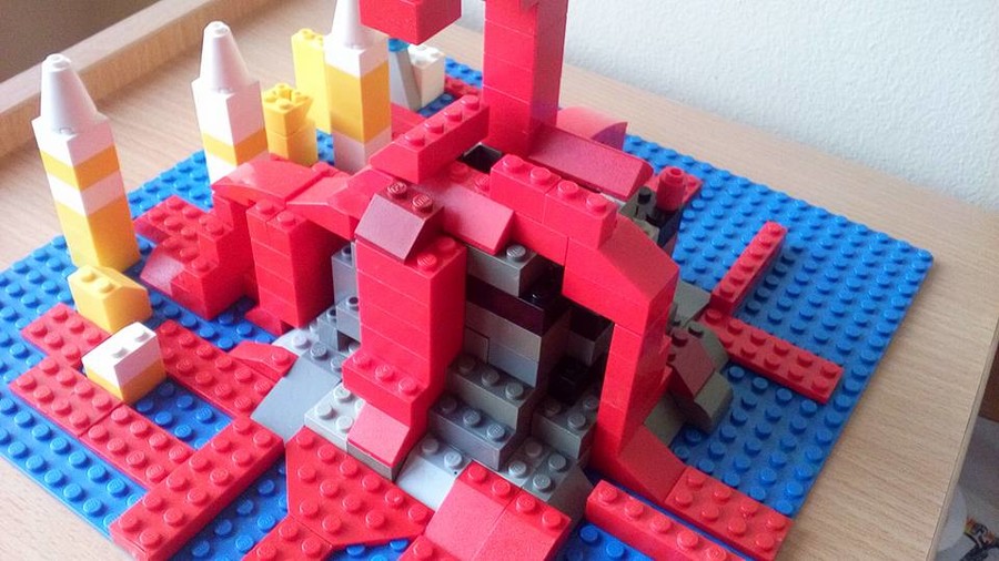 Lego city vulkánia