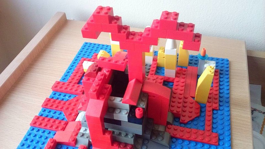 Lego city vulkánia