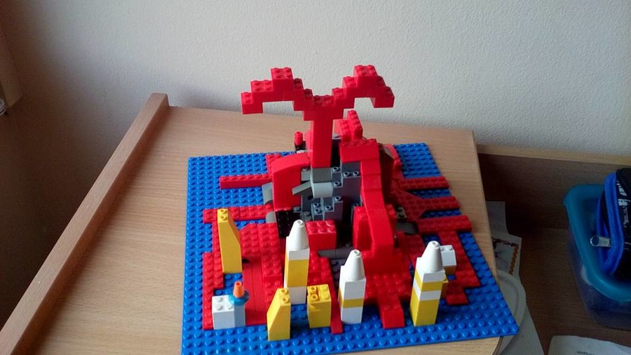 Lego city vulkánia