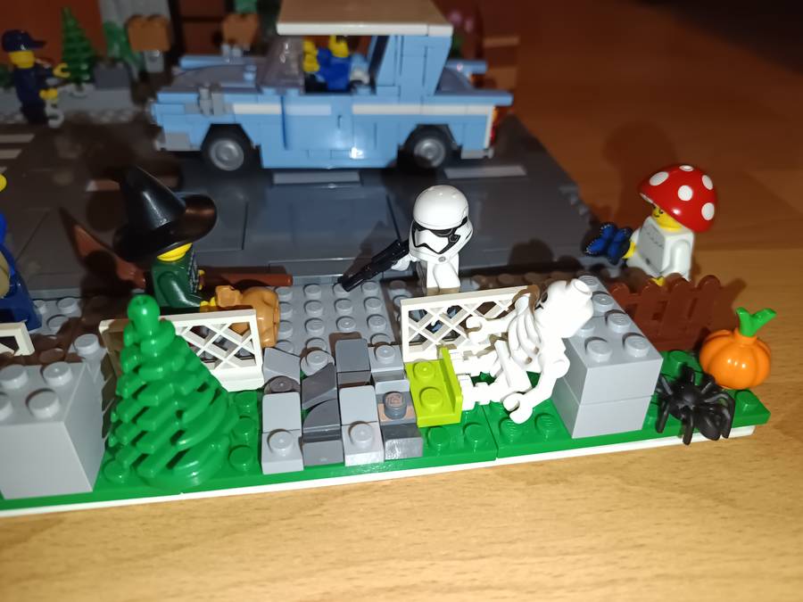 Halloween-utcarészlet