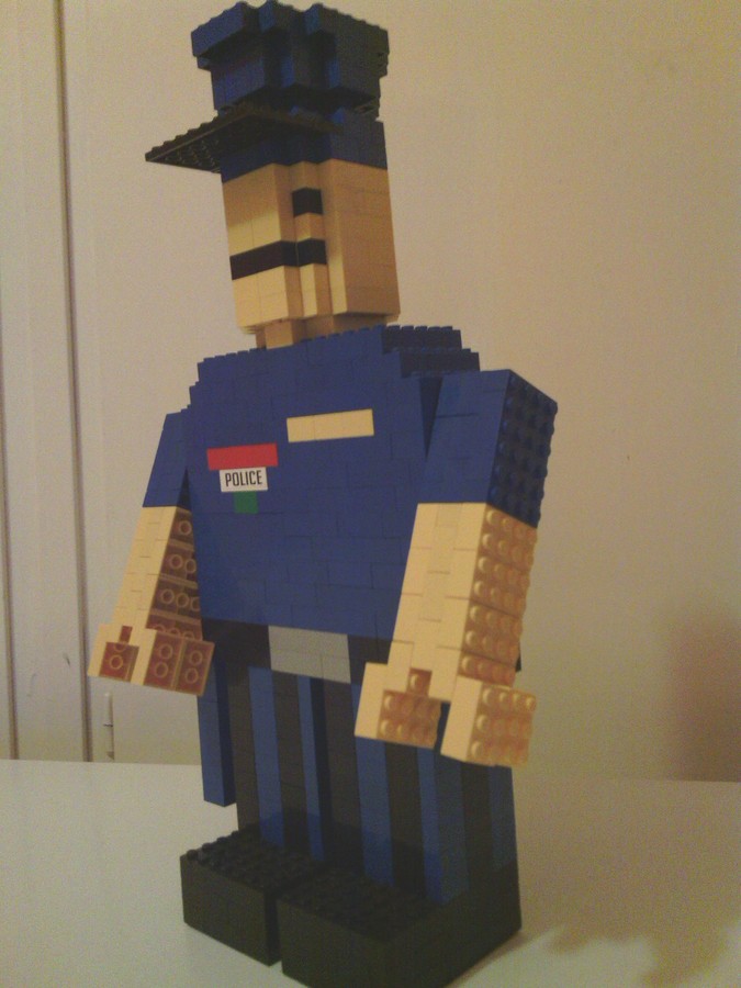 Lego rendőr