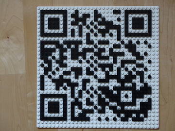 QR-kód legóból