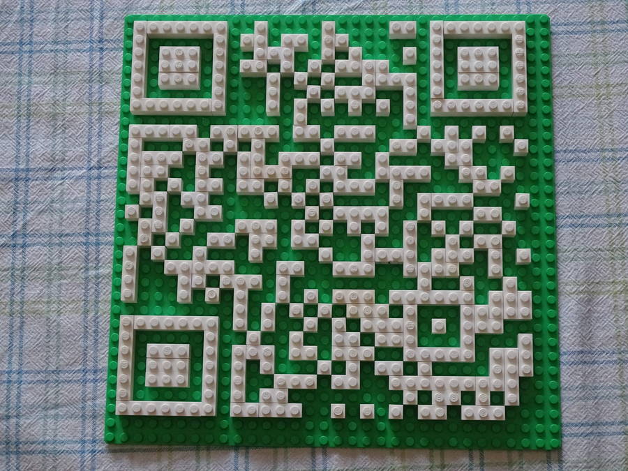 QR-kód legóból