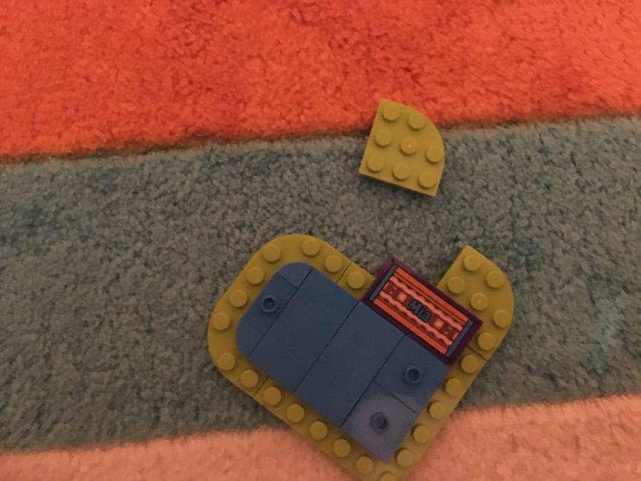 LEGO szívdoboz