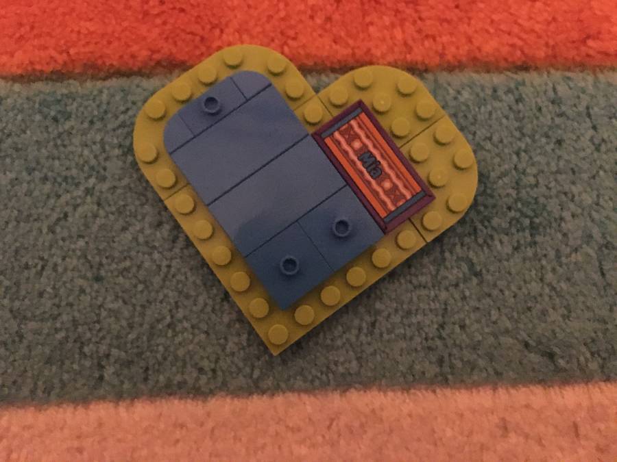 LEGO szívdoboz