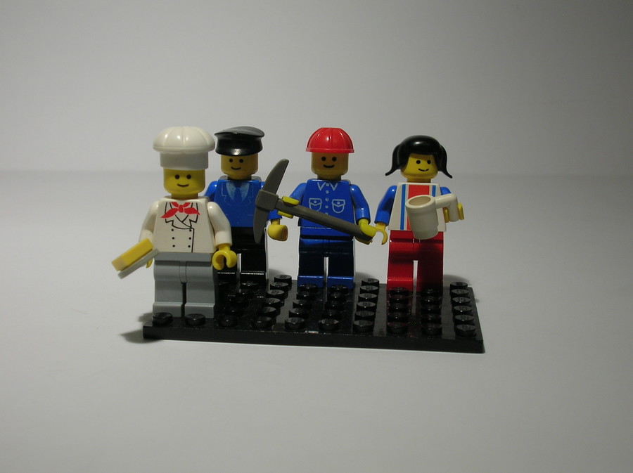 Mini-Figure Set Vintage Town