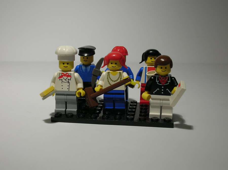 Mini-Figure Set Vintage Town