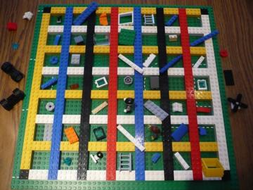 Lego építő társasjáték